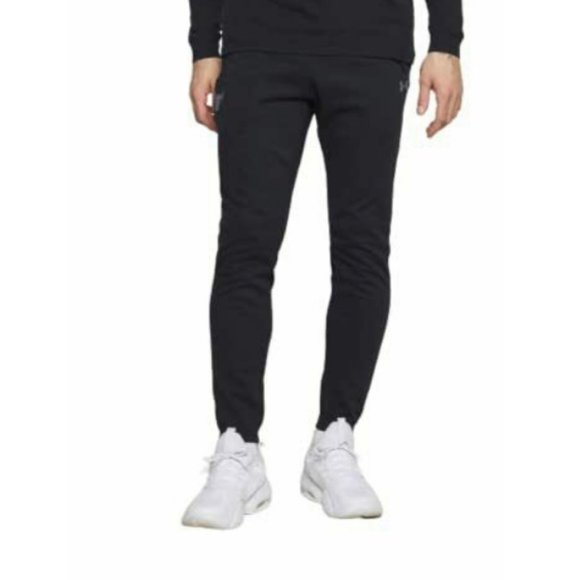 Under Armour Man Size 1369936 001 Project Rock Charged Cotton Fleece Pants Black - Picture 2 of 5